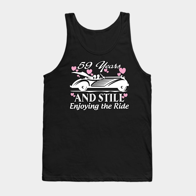 Anniversary Gift 59 years Wedding Marriage Tank Top by rigobertoterry